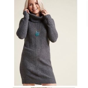 ModCloth Cowl Neck Sweater Dress